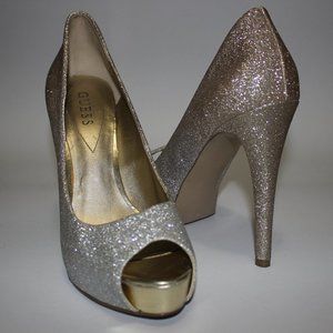 guess sparkly heels